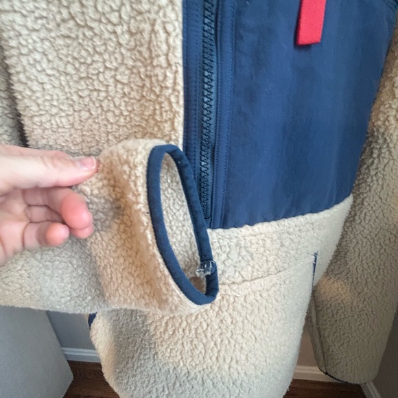 Patagonia Retro X Fleece Blue and Cream Red Small - Picture 3 of 7